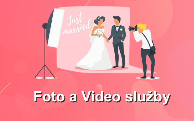 Webová stránka pre Fotografické služby a Video služby